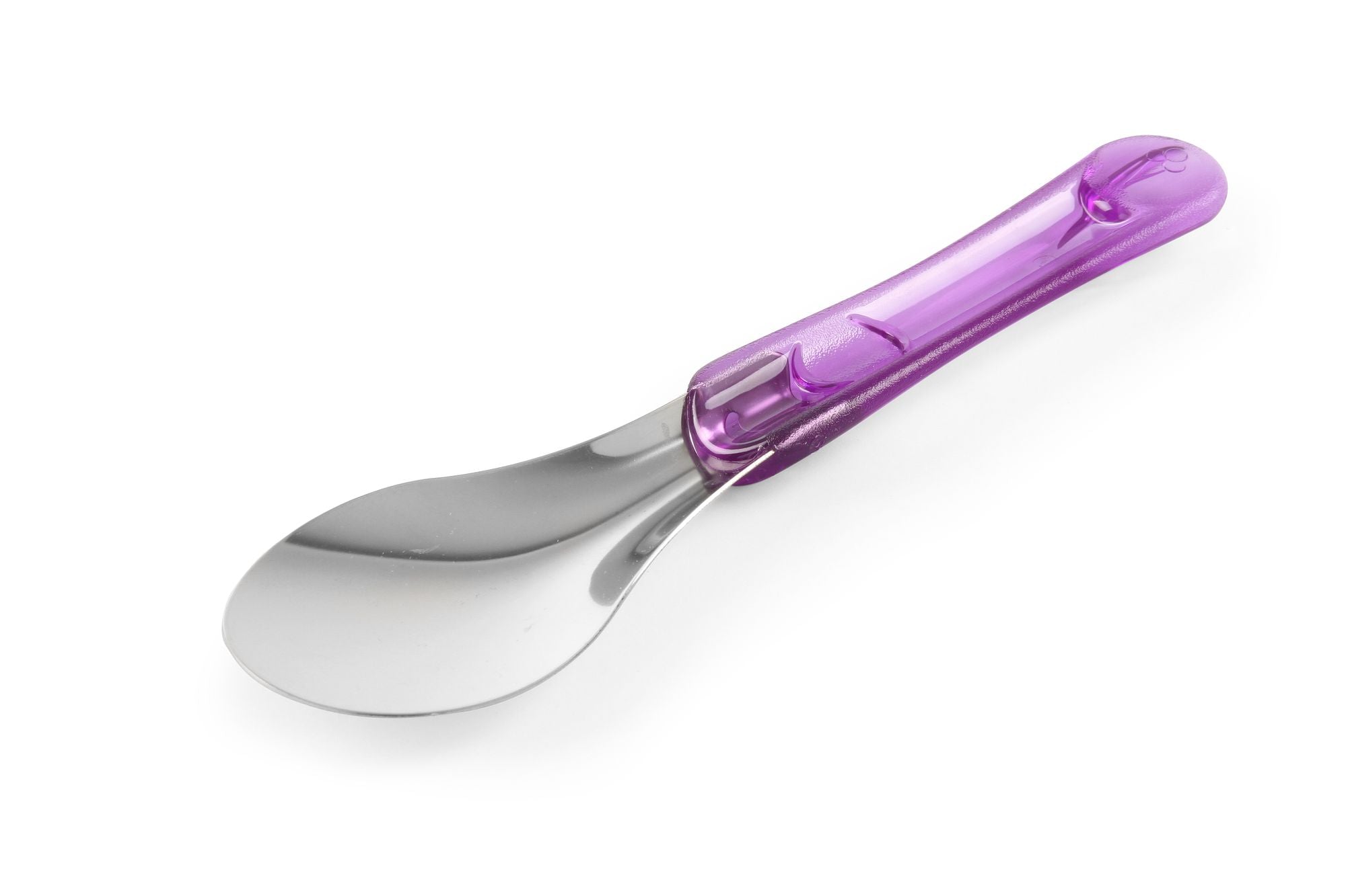 Espátula de gelado violeta 260 mm inox cabo tritan
