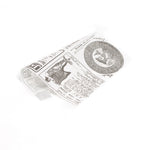 Invólucro antigordura Times branco 20x25cm
