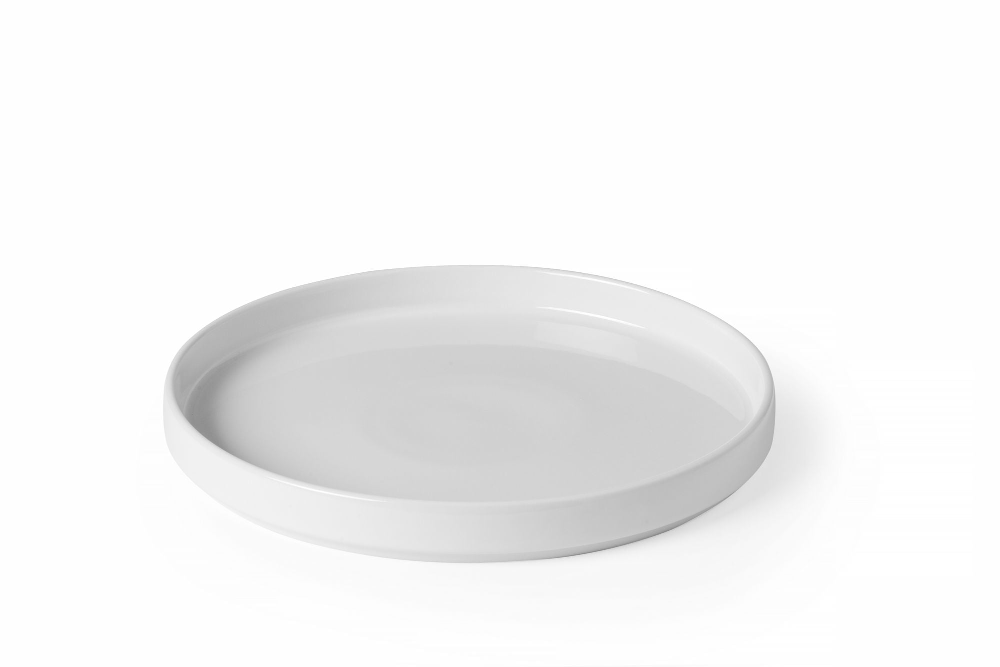 Prato com aro alto Oslo branco Ø240x26 mm