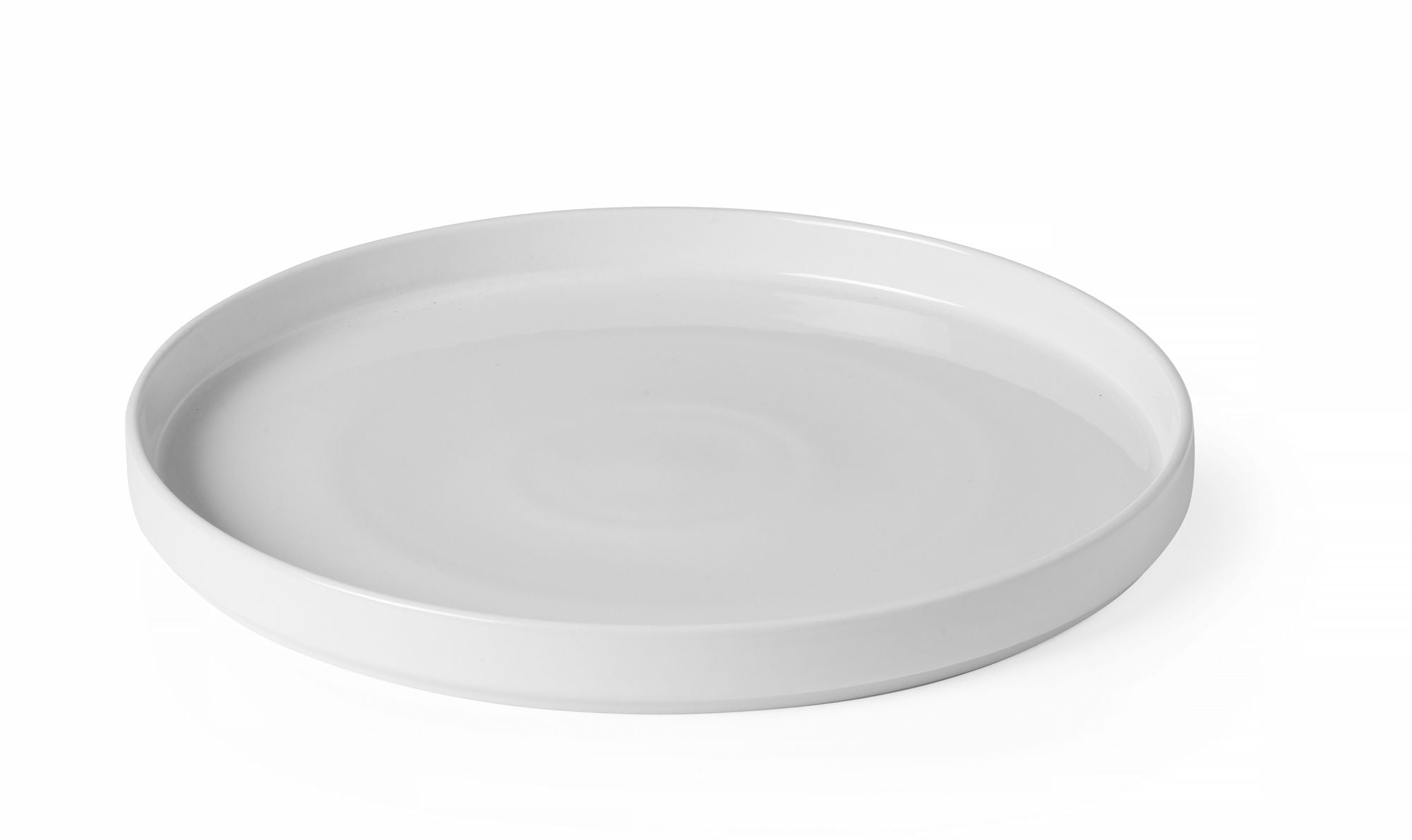 Prato com rebordo alto Oslo branco Ø280x28 mm