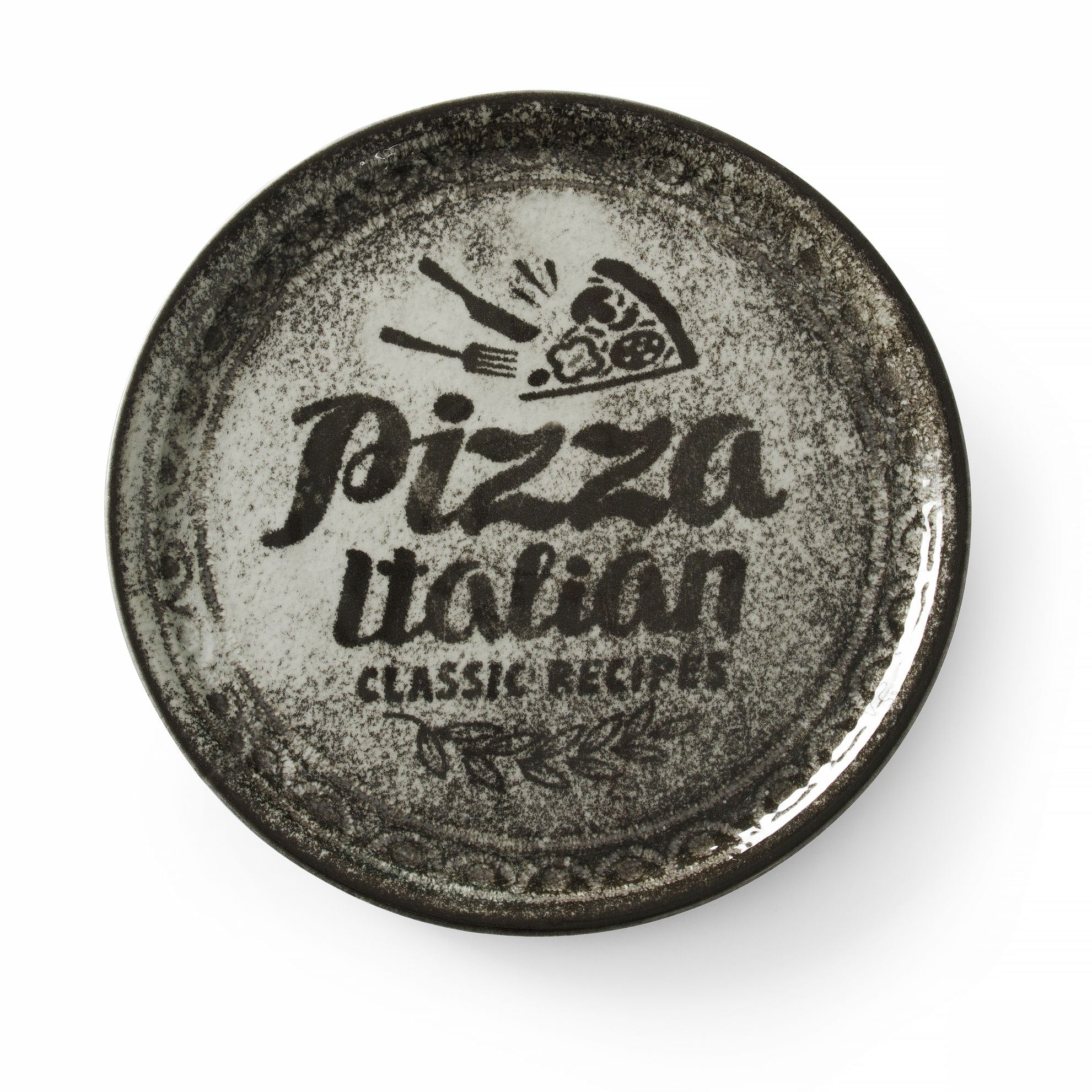 Prato de pizza preto Ø310 mm Recipe Collection
