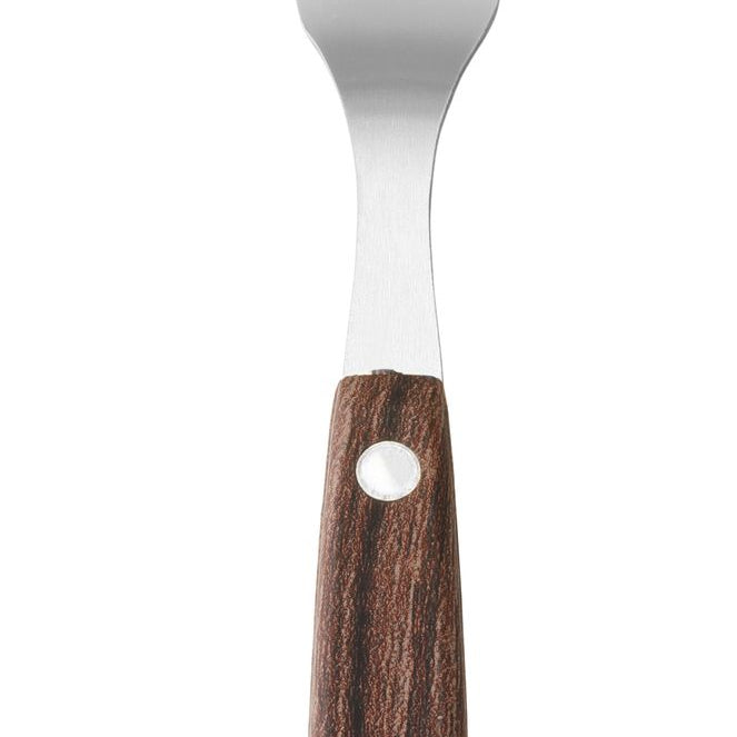 Garfo de bife Profi Line inox cabo de madeira – 6 unidades