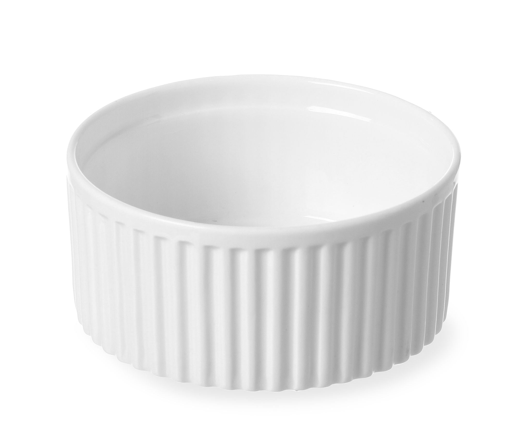 Ramekin individual em porcelana branca 120x55 mm