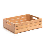 Caixa retangular de madeira para buffet GN 1/2 34x28x10cm