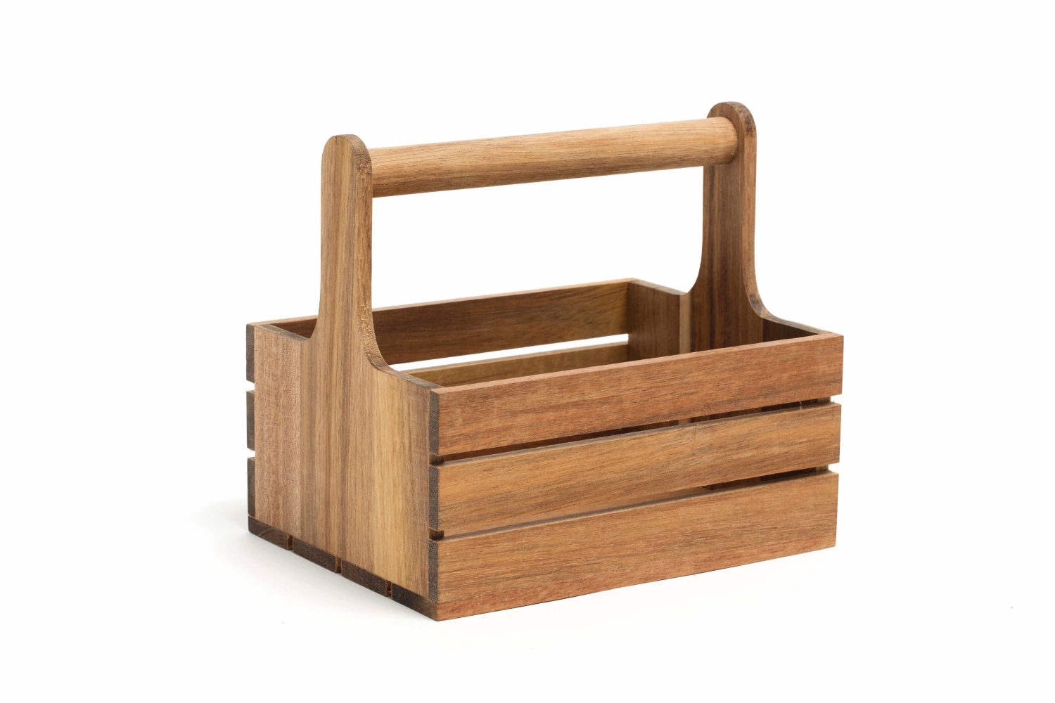 Caixa de madeira Hogaza para molhos 20x15x18cm