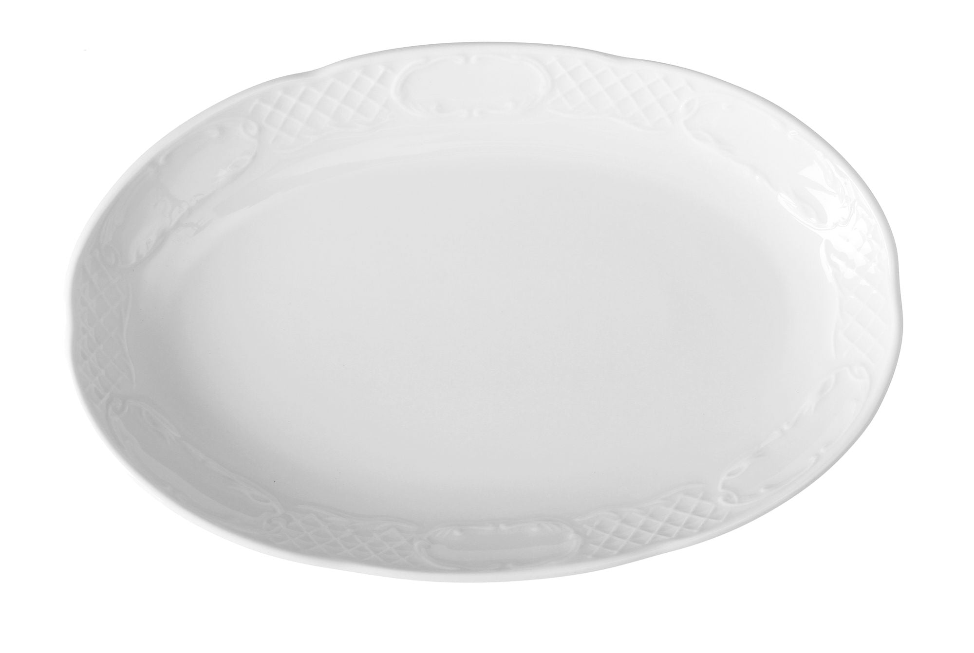 Prato oval 280x180 mm modelo coleção Flora