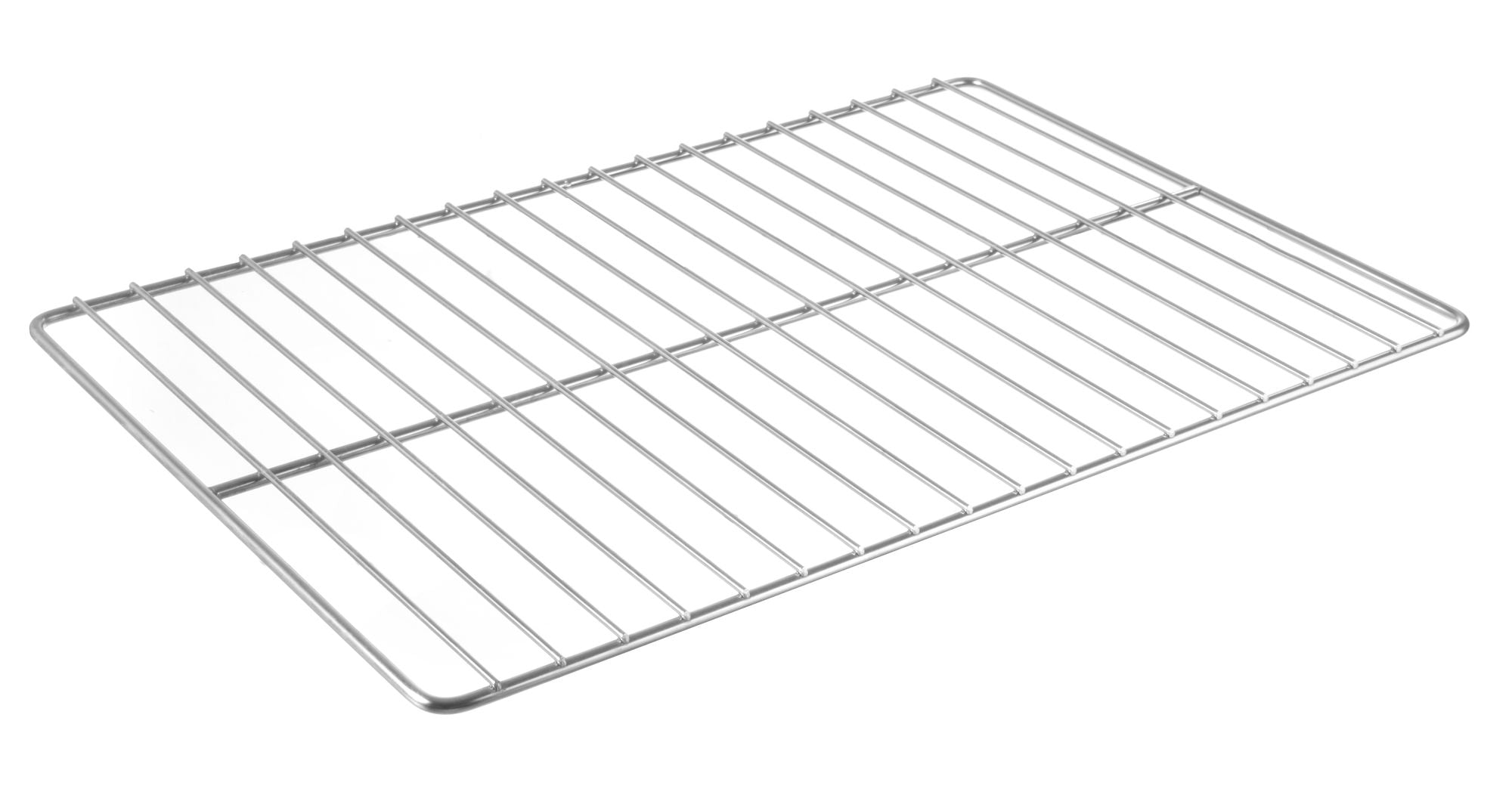 Grelha cromada 600x400 mm barras verticais