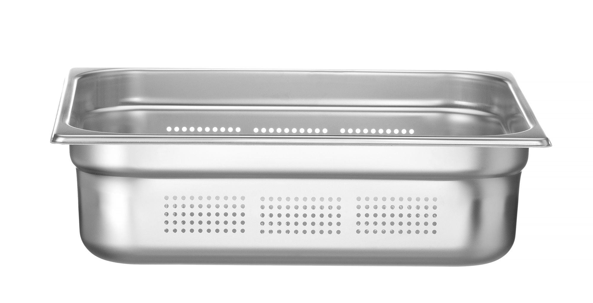 Recipiente GN 2/3 perfurado 100 mm inox Profi Line