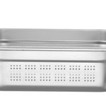 Recipiente GN 1/2 perfurado 100 mm inox Profi Line