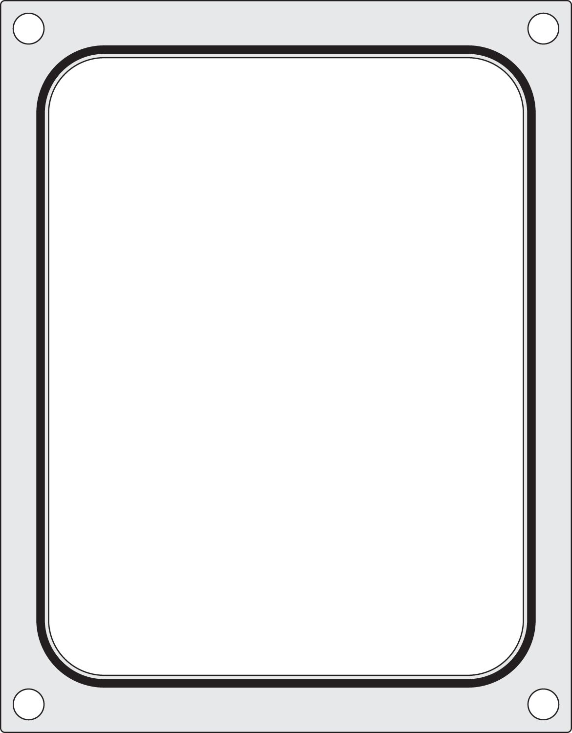 Matriz para seladora de bandejas 227x178 mm