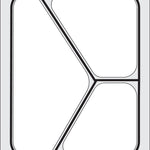 Matriz para seladora de tabuleiros 3 divisões 227x178 mm