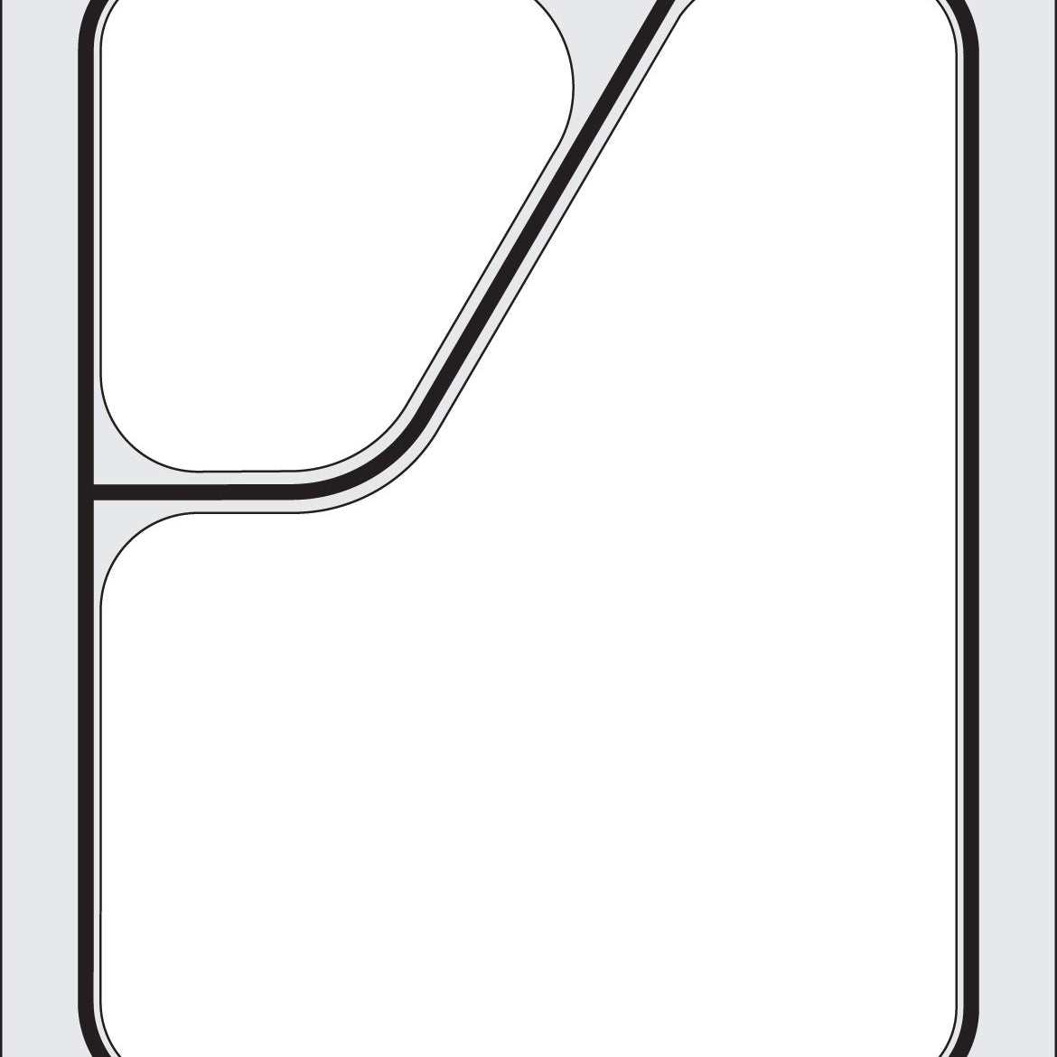 Matriz para seladora de tabuleiros com compartimentos 227x178 mm