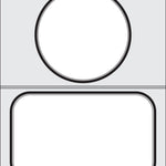 Matriz para seladora de tabuleiros 178x113 mm + Ø115 mm