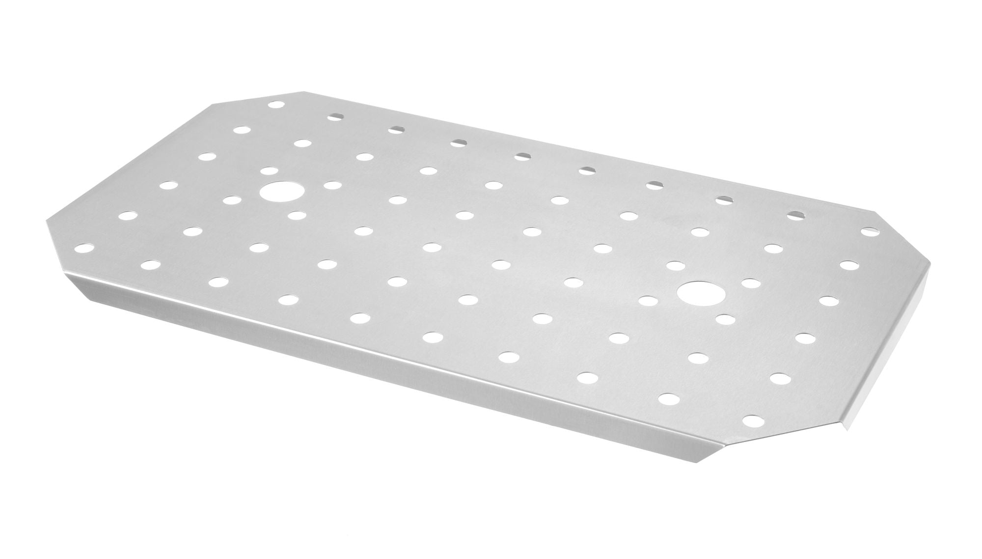 Prateleira de gotejamento perfurada GN 1/1 inox