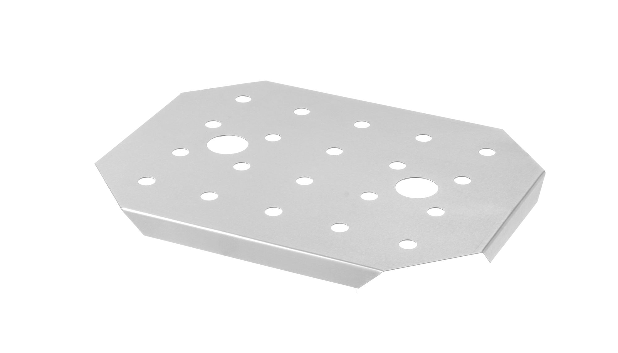 Prateleira de gotejamento perfurada GN 1/2 inox
