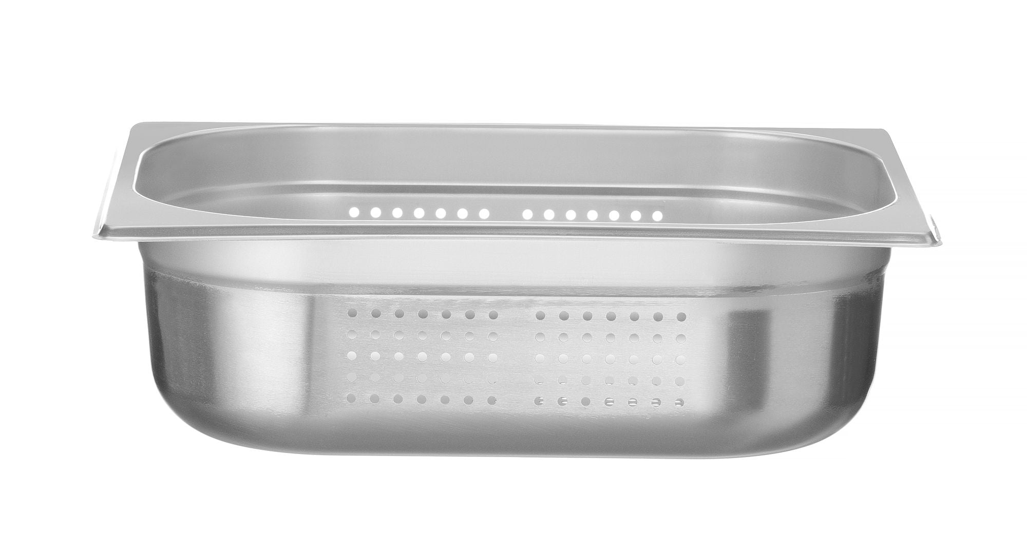 Recipiente GN 1/2 perfurado 100 mm inox Kitchen Line