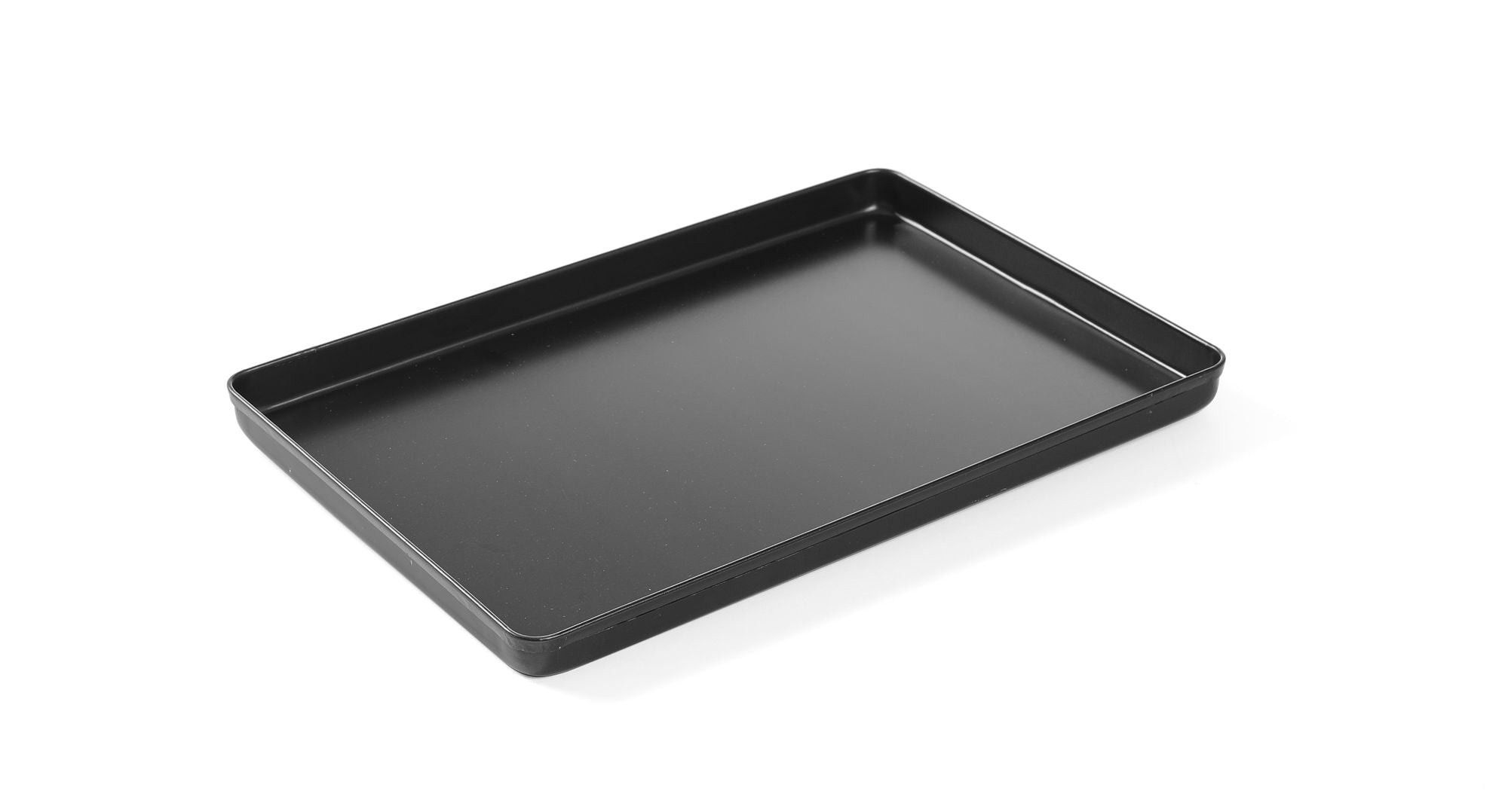 Tabuleiro de confeitaria preto 300x200x20 mm alumínio