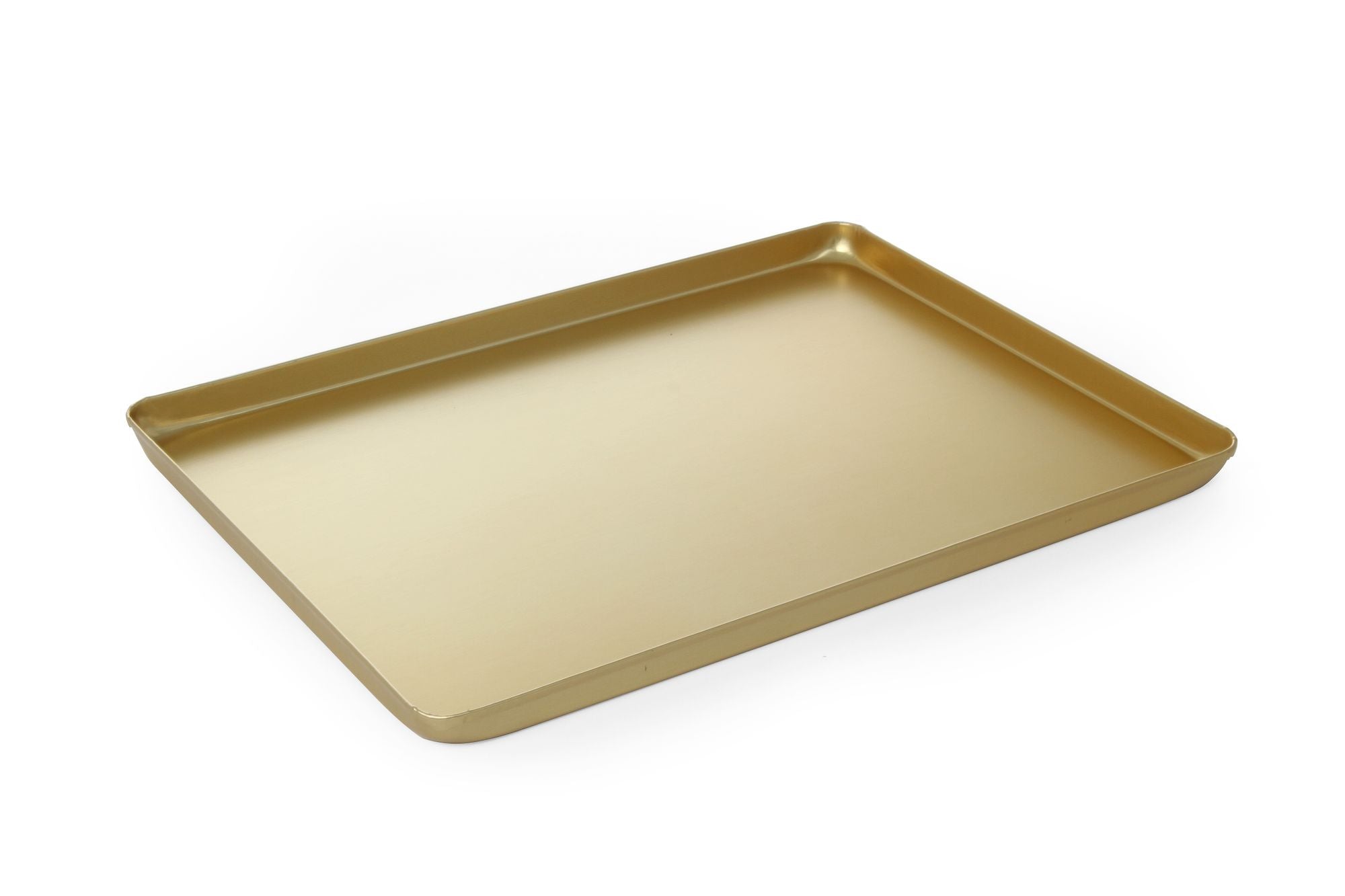 Tabuleiro de exposição dourado alumínio 400x300 mm