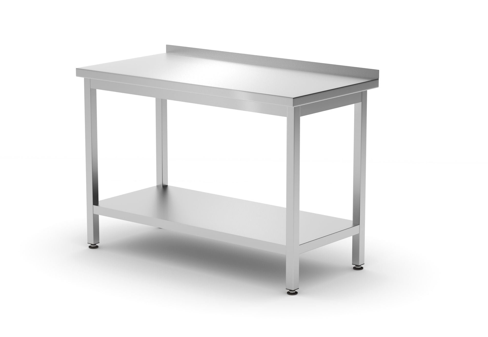 Mesa de trabalho de parede com prateleira 1200x600x850 mm
