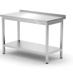 Mesa de trabalho de parede com prateleira 1200x600x850 mm