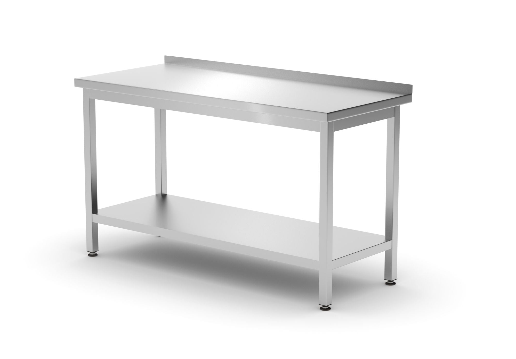 Mesa de trabalho de parede com prateleira 1400x600x850 mm