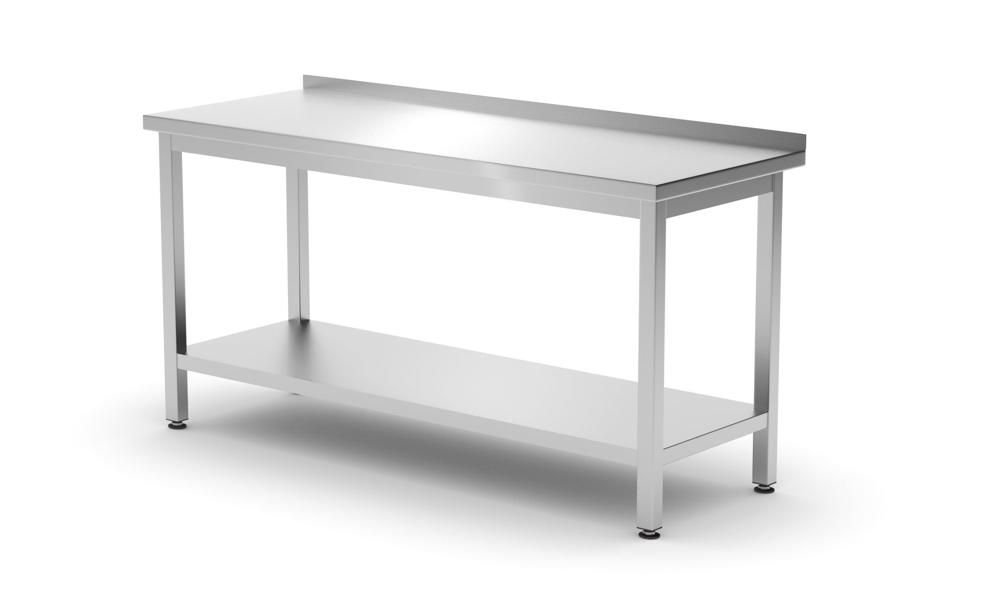 Mesa de trabalho de parede com prateleira 1600x600x850 mm
