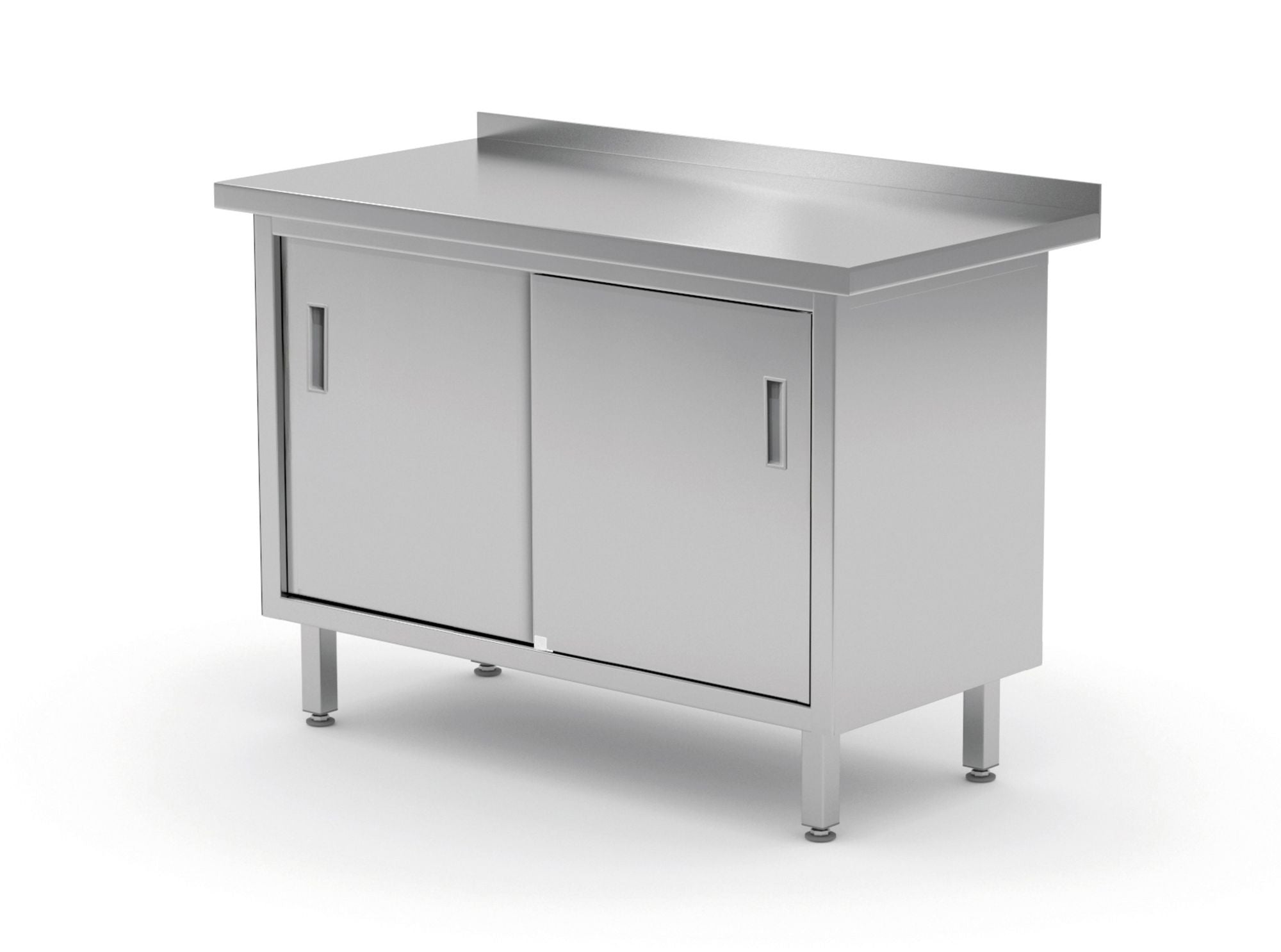 Mesa de trabalho de parede com armário 1200x600x850 mm