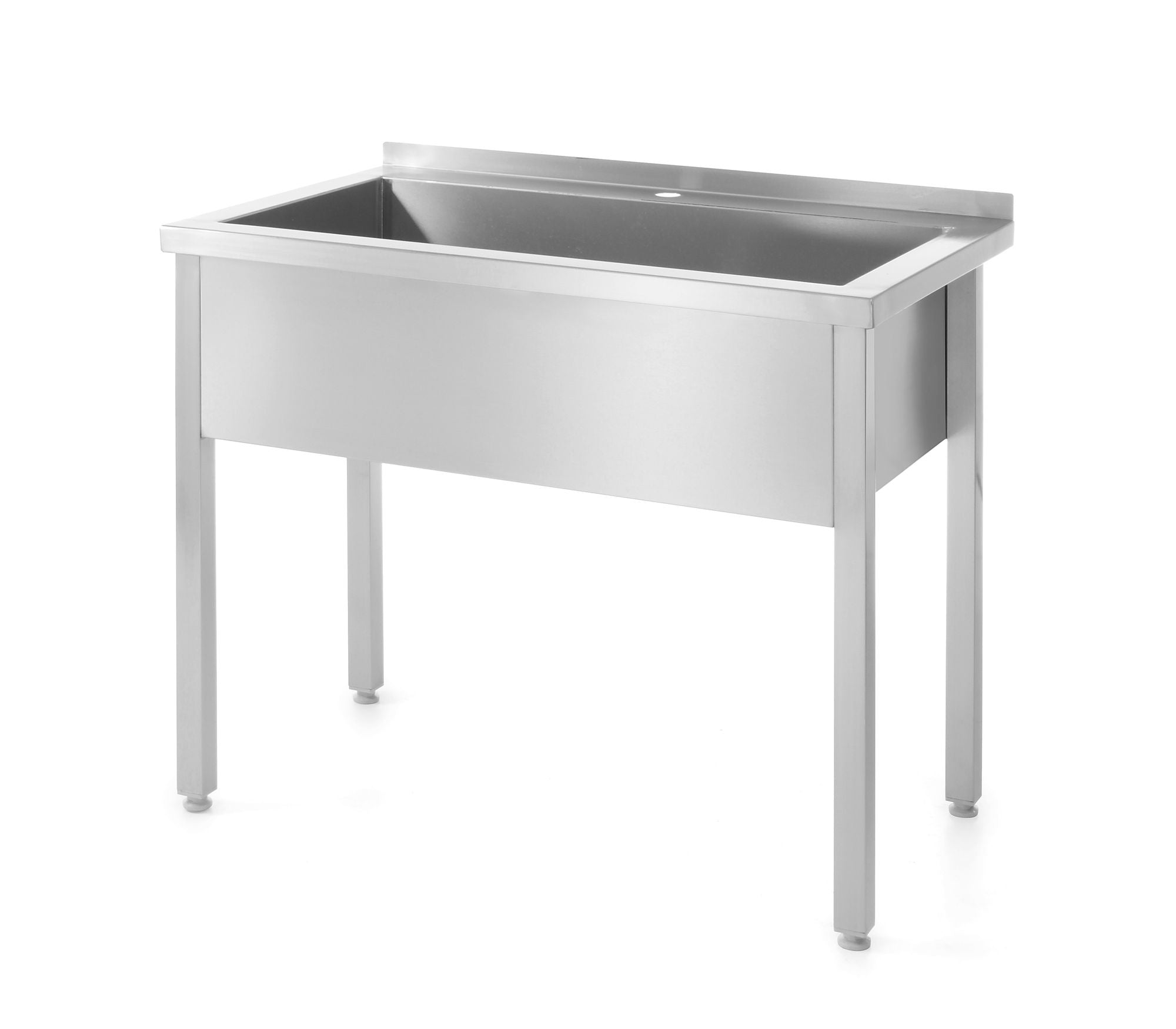 Mesa com lavatório simples soldada 1000x600x850 mm