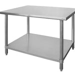Mesa de trabalho central inox 1600x600x850 mm