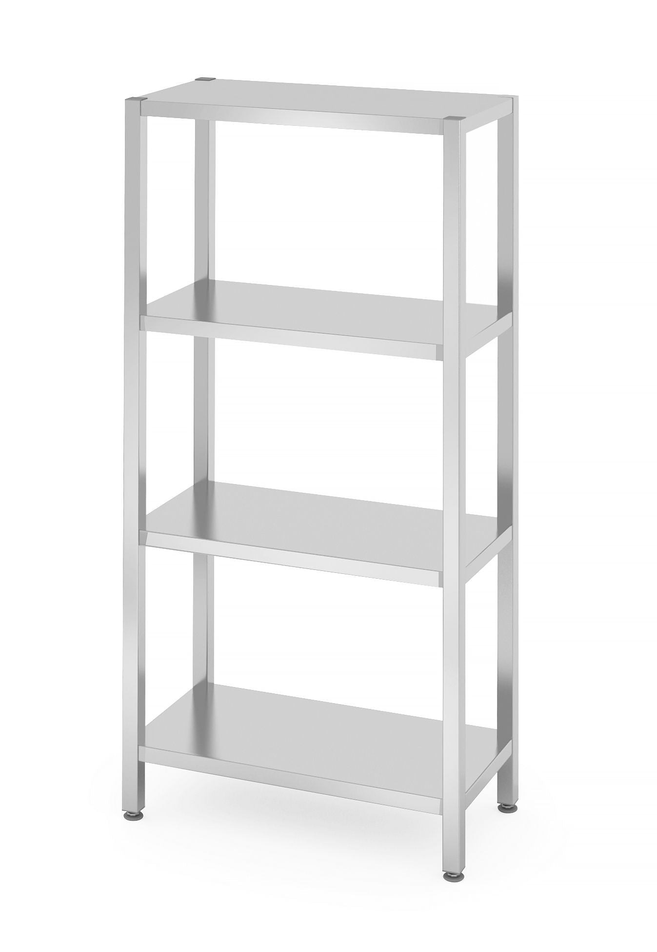 Estante de arrumação inox prateleiras lisas 800x400x1800 mm