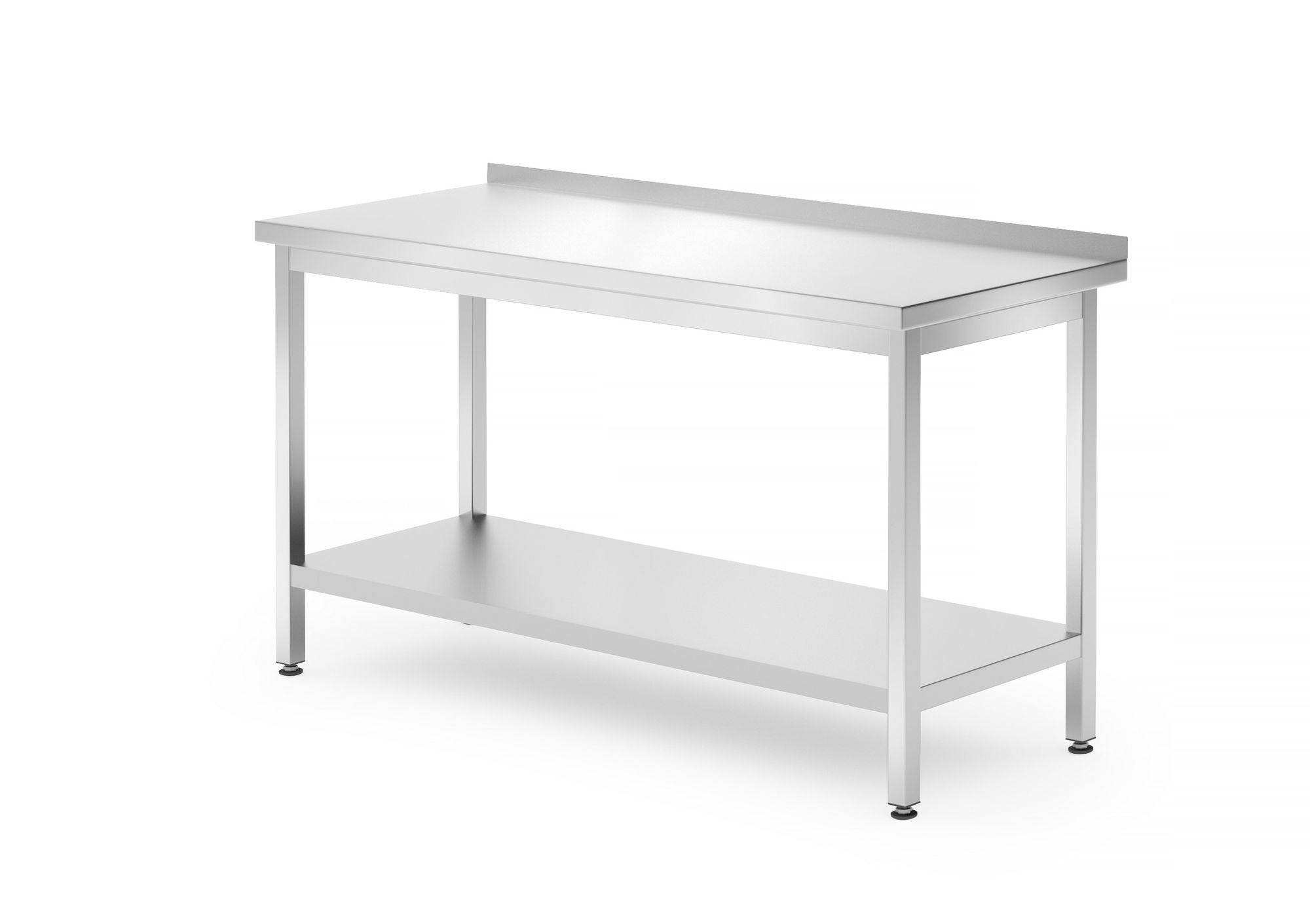 Mesa de trabalho de parede com prateleira 1400x700x850 mm