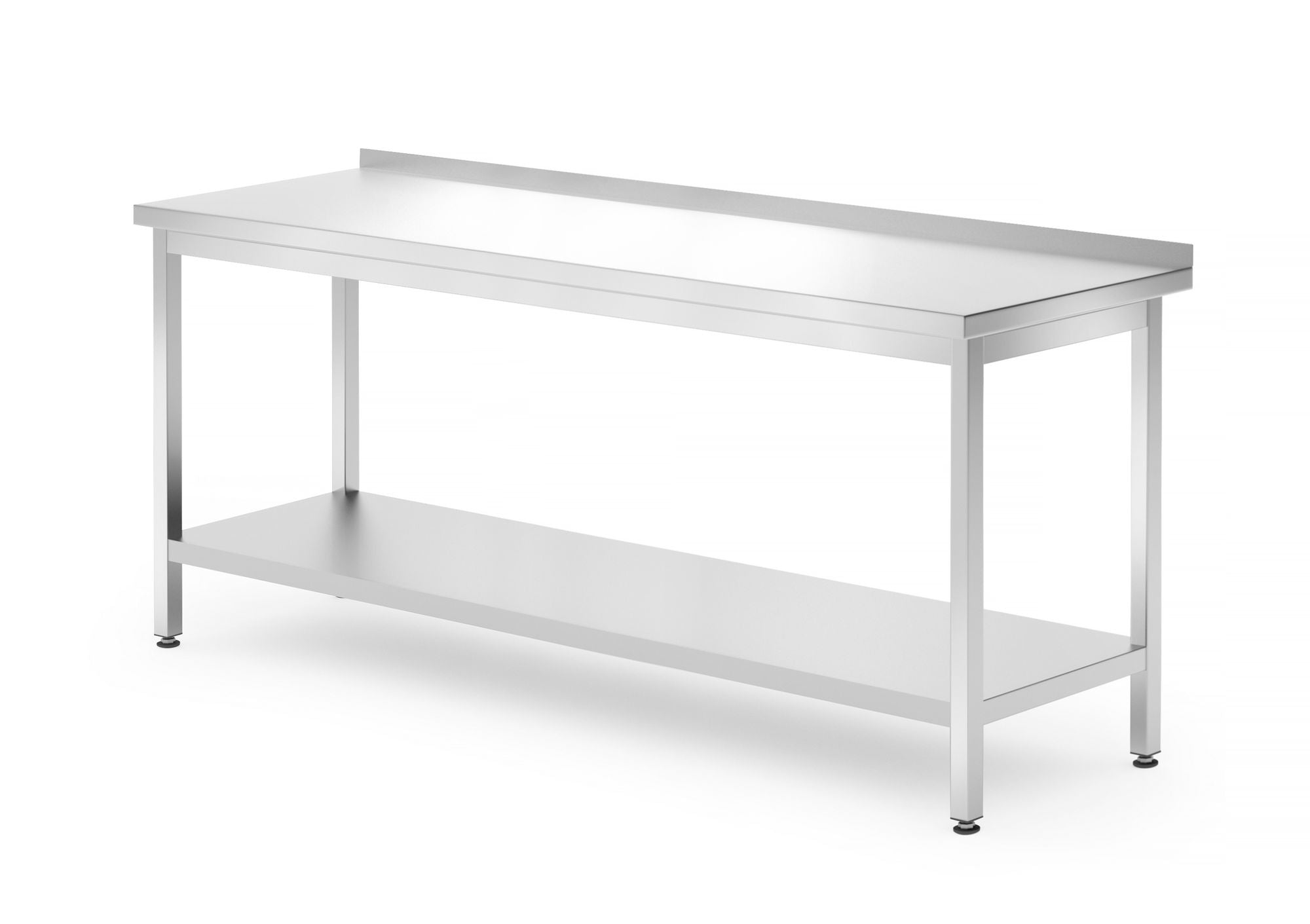 Mesa de trabalho de parede com prateleira 1800x700x850 mm