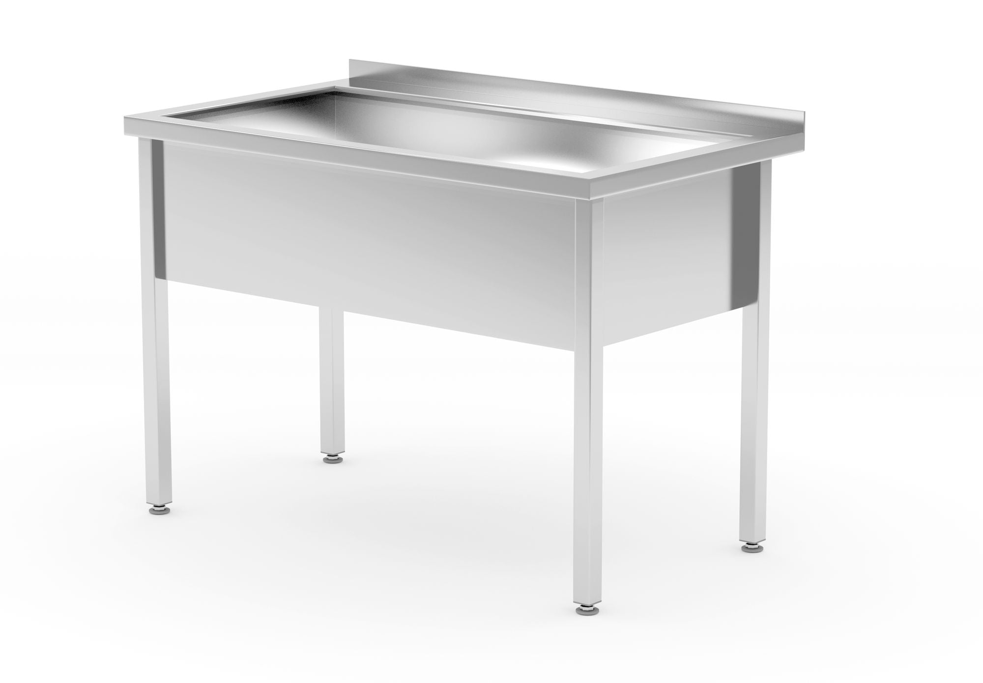 Mesa com cuba soldada 800x700x850 mm