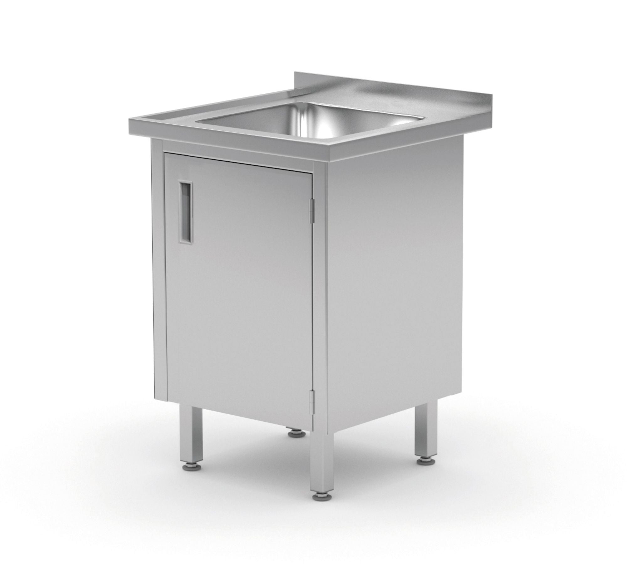 Mesa de lavatório com armário de porta 600x700x850 mm