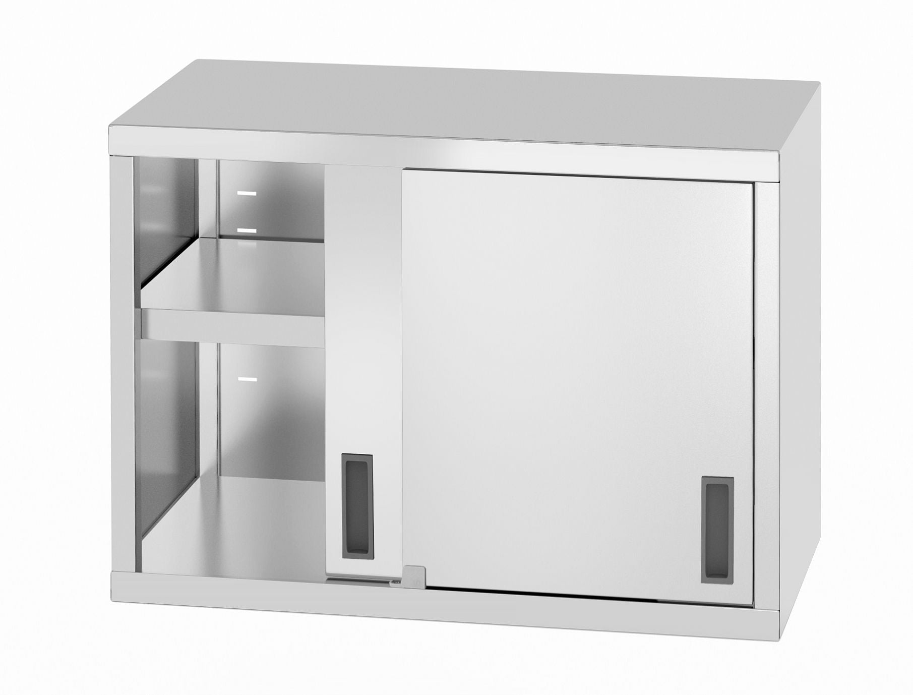 Armário suspenso portas de correr 800x400x600 mm inox
