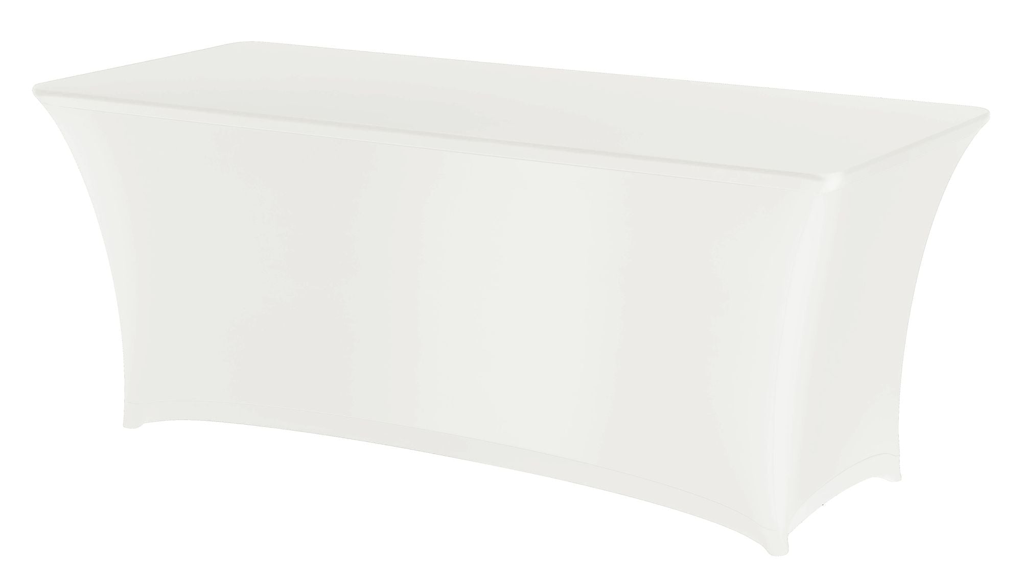 Capa de mesa retangular branca para mesas 810910/810987