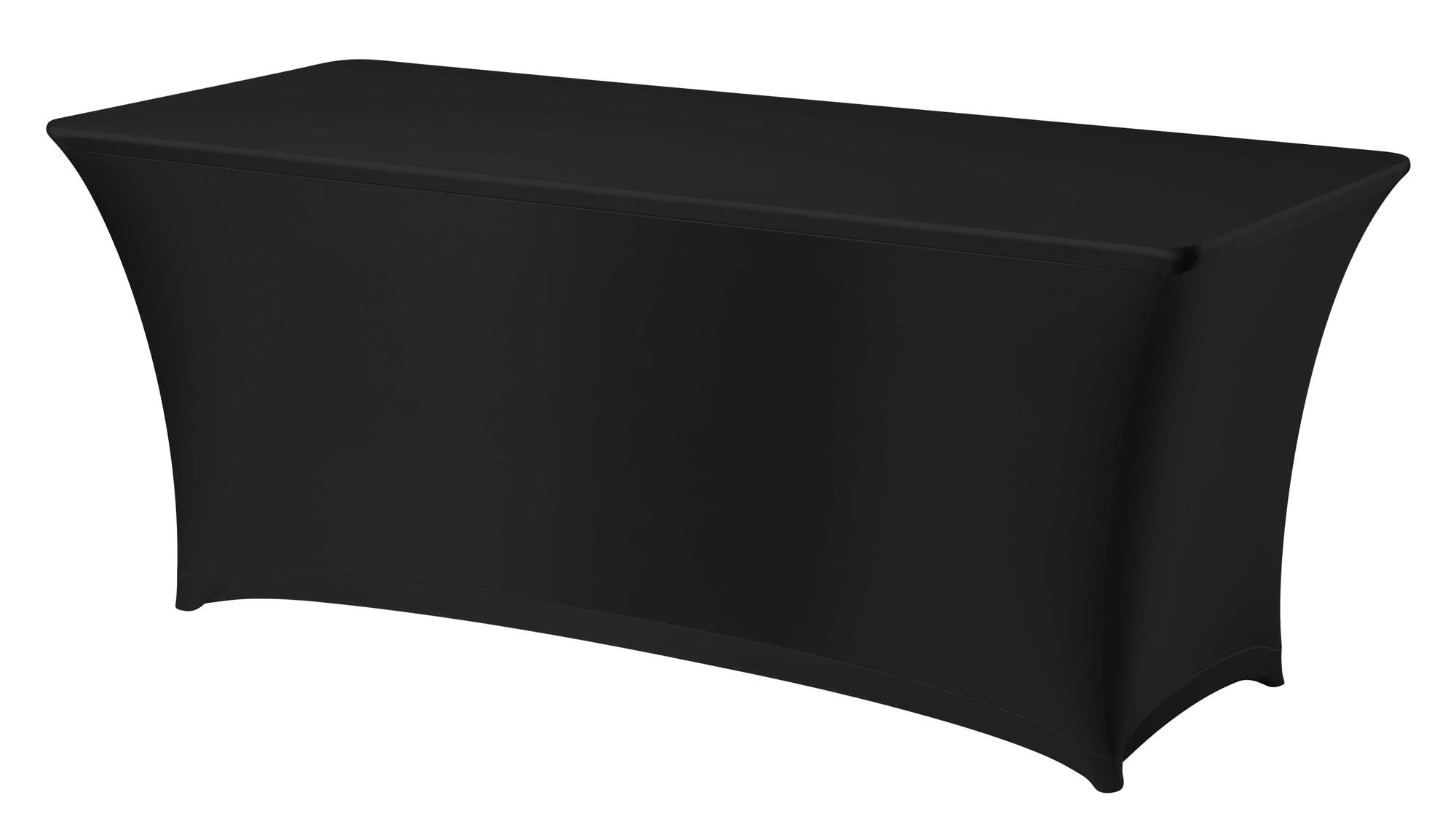 Capa de mesa retangular preta para mesas 810910/810987
