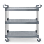 Carrinho de serviço grande 3 prateleiras PP 1010x500x960 mm