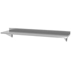 Prateleira suspensa ajustável dois suportes 1200x300x250 mm