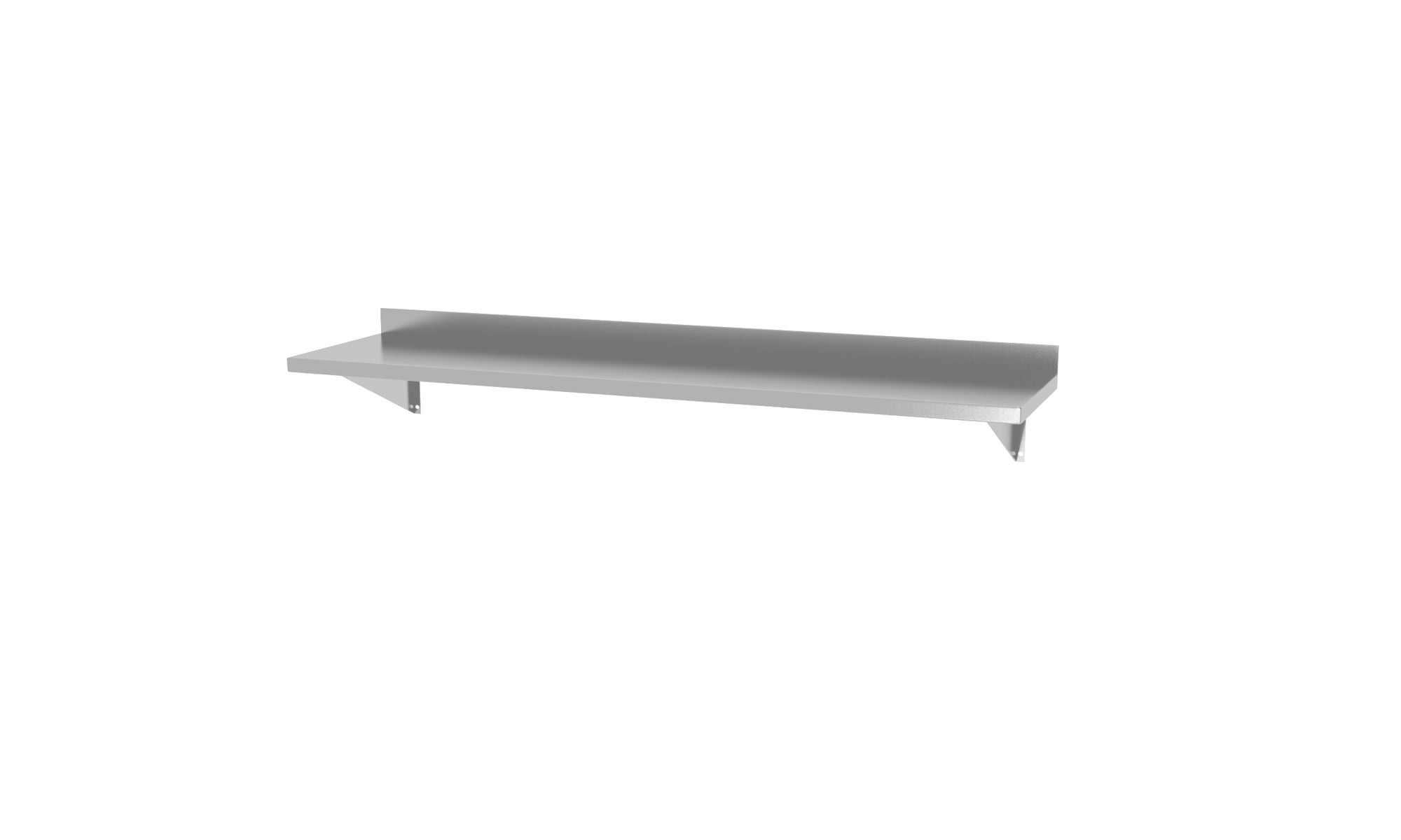 Prateleira suspensa ajustável dois suportes 1200x300x250 mm