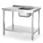 Mesa com lavatório à direita 1000x600x850 mm