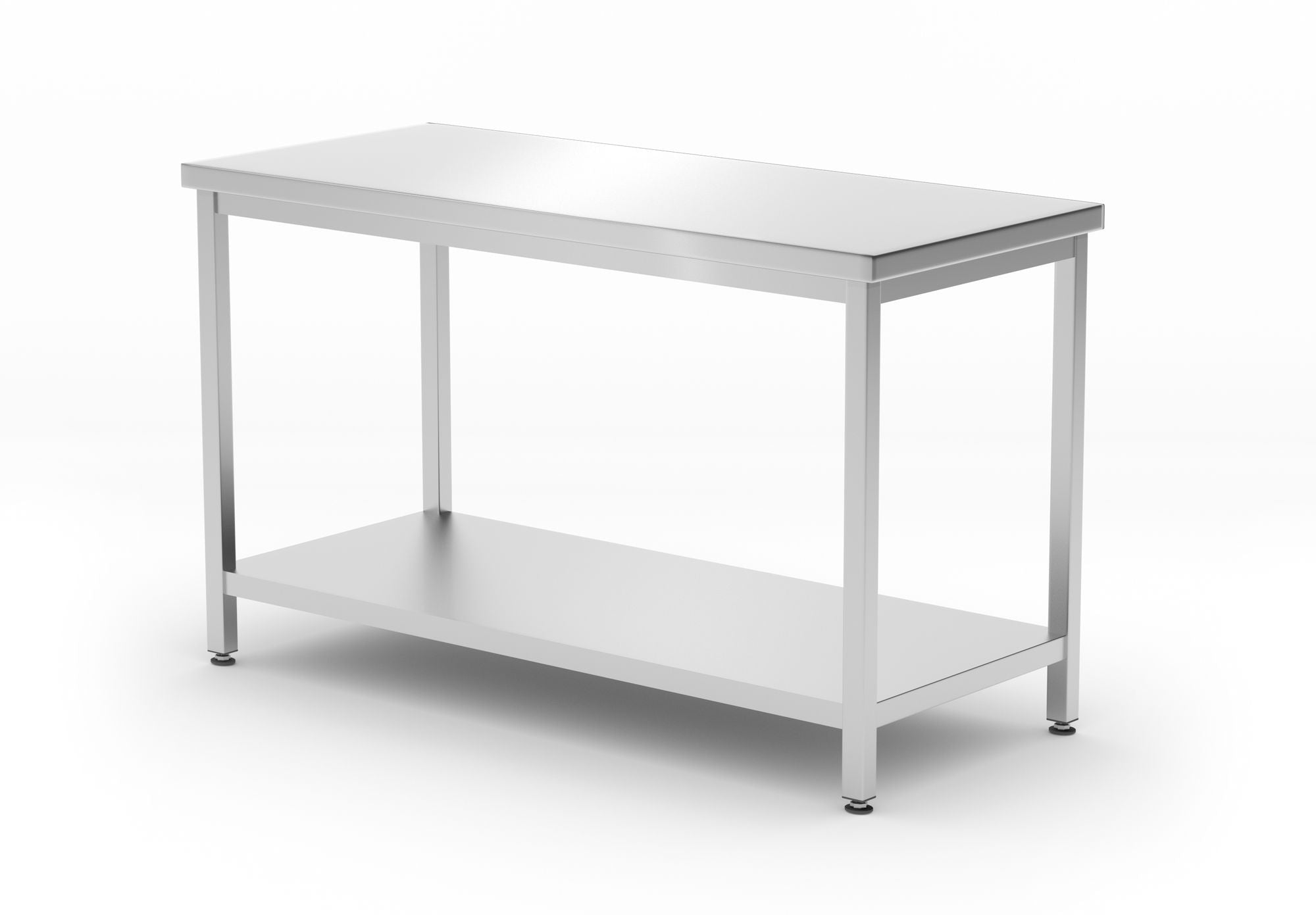 Mesa de trabalho central com prateleira 1200x600x850 mm