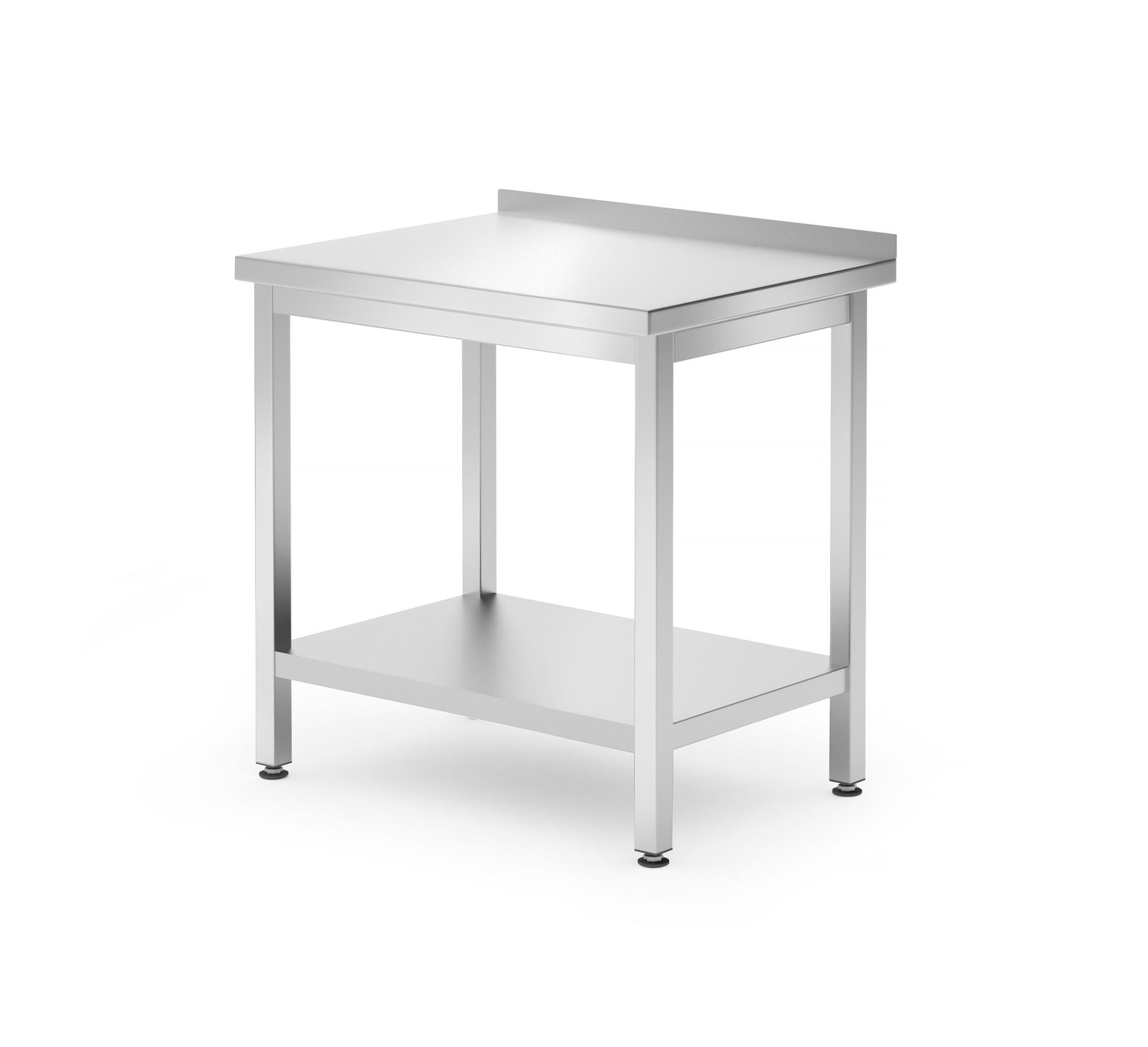 Mesa de trabalho de parede com prateleira aparafusada 800x600x850 mm