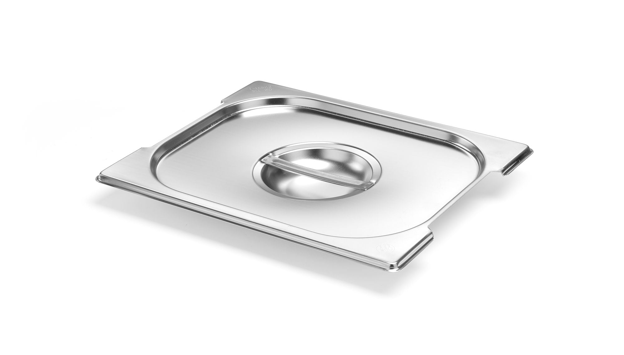 Tampa Gastronorm inox GN 1/2 com ranhuras para pegas Budget Line