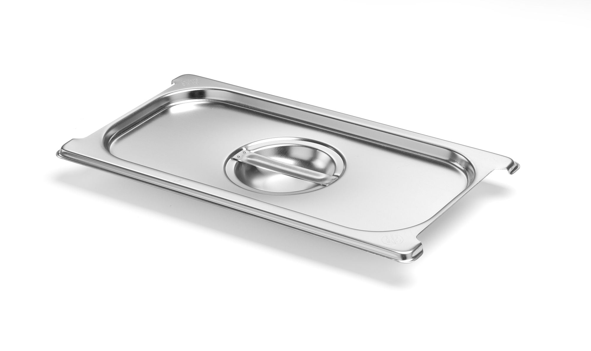 Tampa Gastronorm inox GN 1/3 com ranhuras para pegas Budget Line