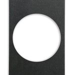 Placa adaptadora Miramar para 1 recipiente redondo, preta