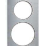 Placa adaptadora Miramar para 2 recipientes redondos, aço inoxidável
