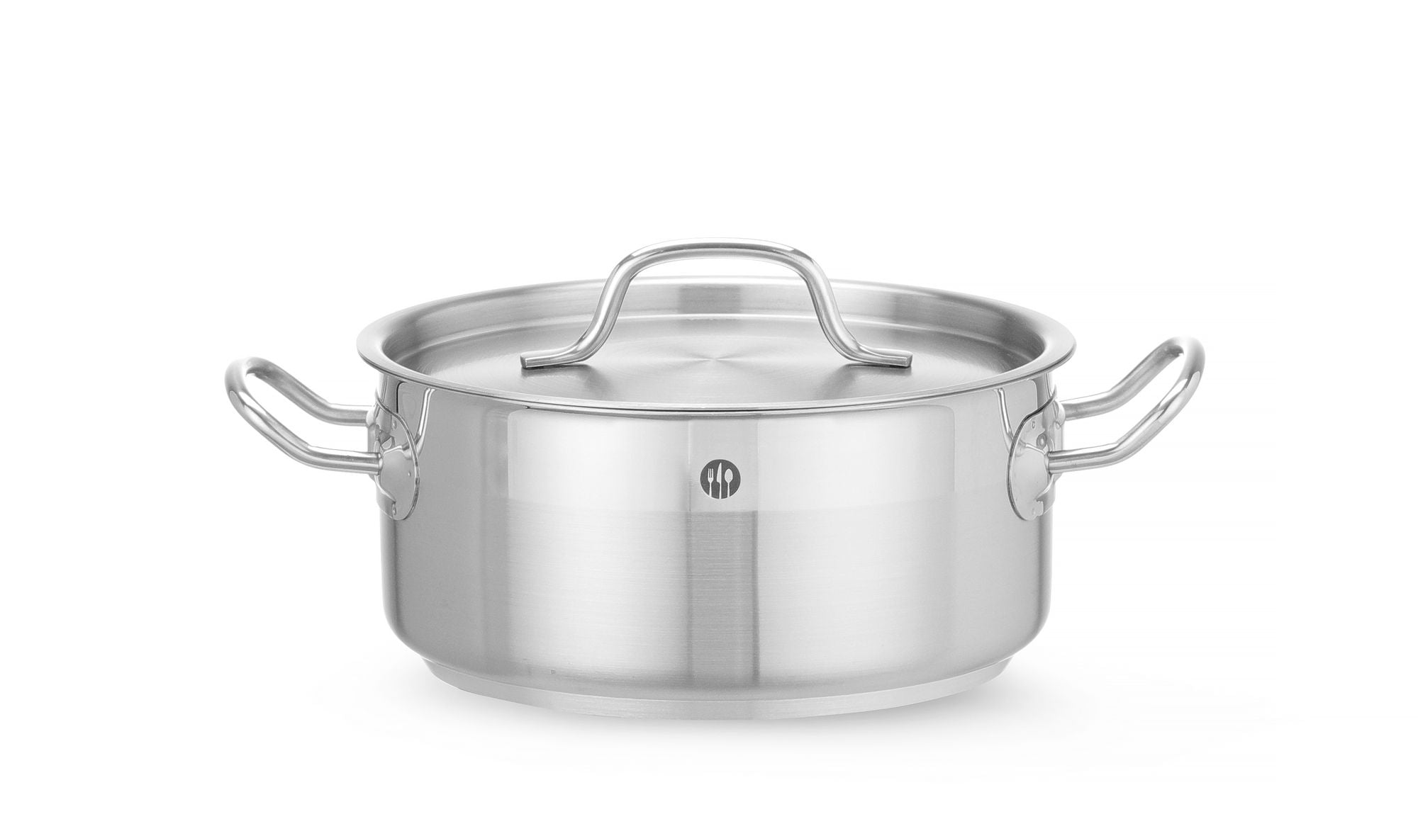 Tacho baixo inox com tampa 2,8 l Ø200x90 mm Profi Line