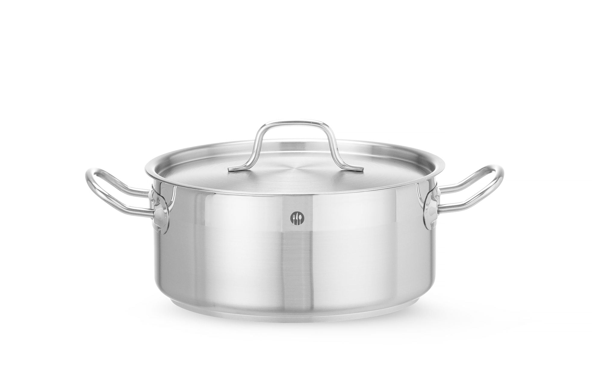 Tacho baixo com tampa 4,8 l Ø240x105 mm inox Profi Line