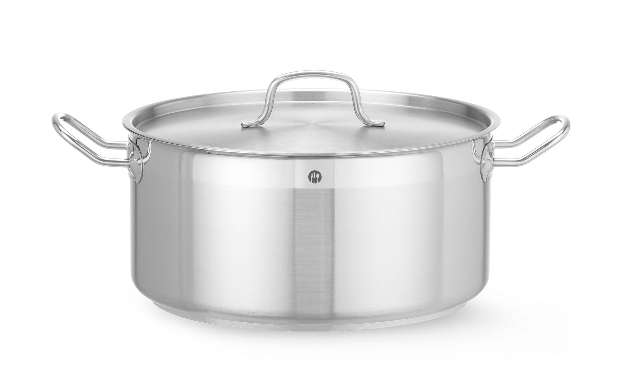 Panela baixa com tampa inox 12 l Ø320x150 mm Profi Line